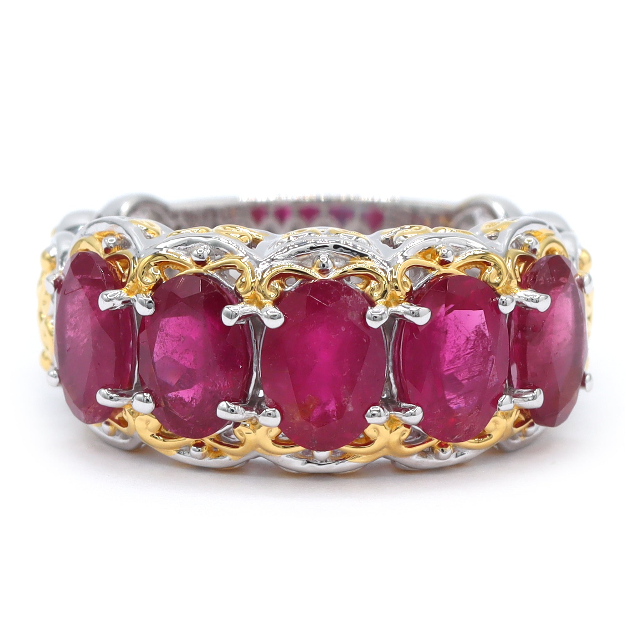 Bague à halo en aigue-marine de Tanzanie et zircon blanc 4,06 carats en argent et palladium 24K, pièce unique Couture Gems