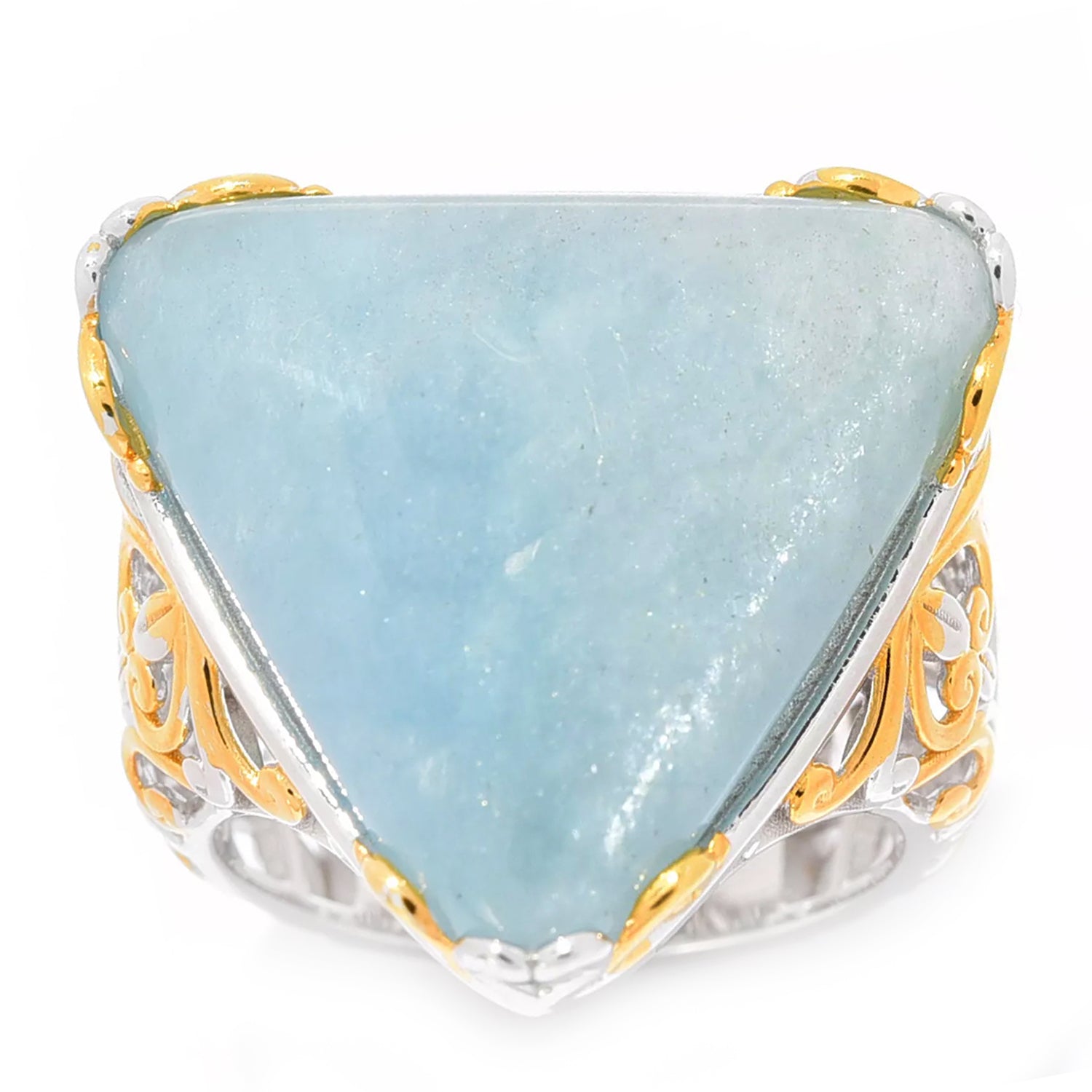 Gems En Vogue Trillion Aquamarine Ring