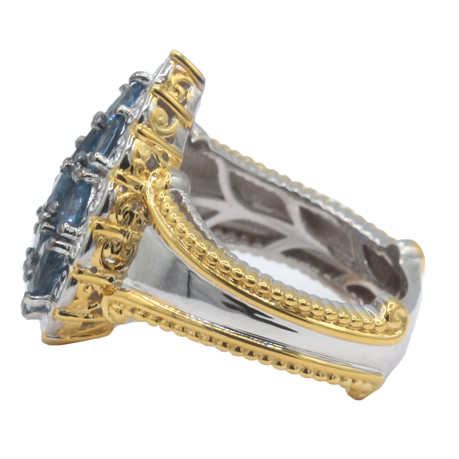 Bague poire aigue-marine Santa Maria Gems en Vogue 2,19 carats