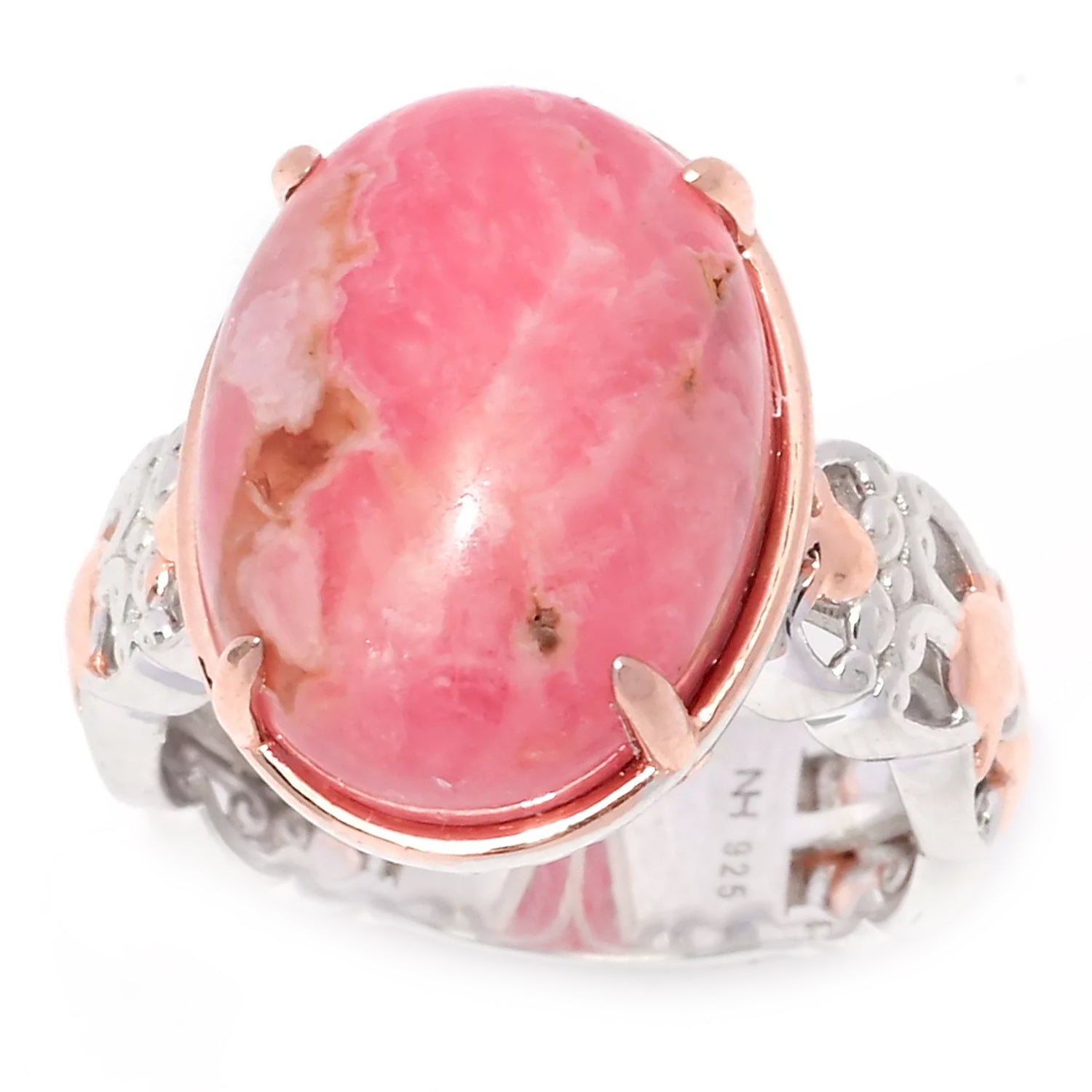 Gems en Vogue Rhodochrosite Cabochon Ring