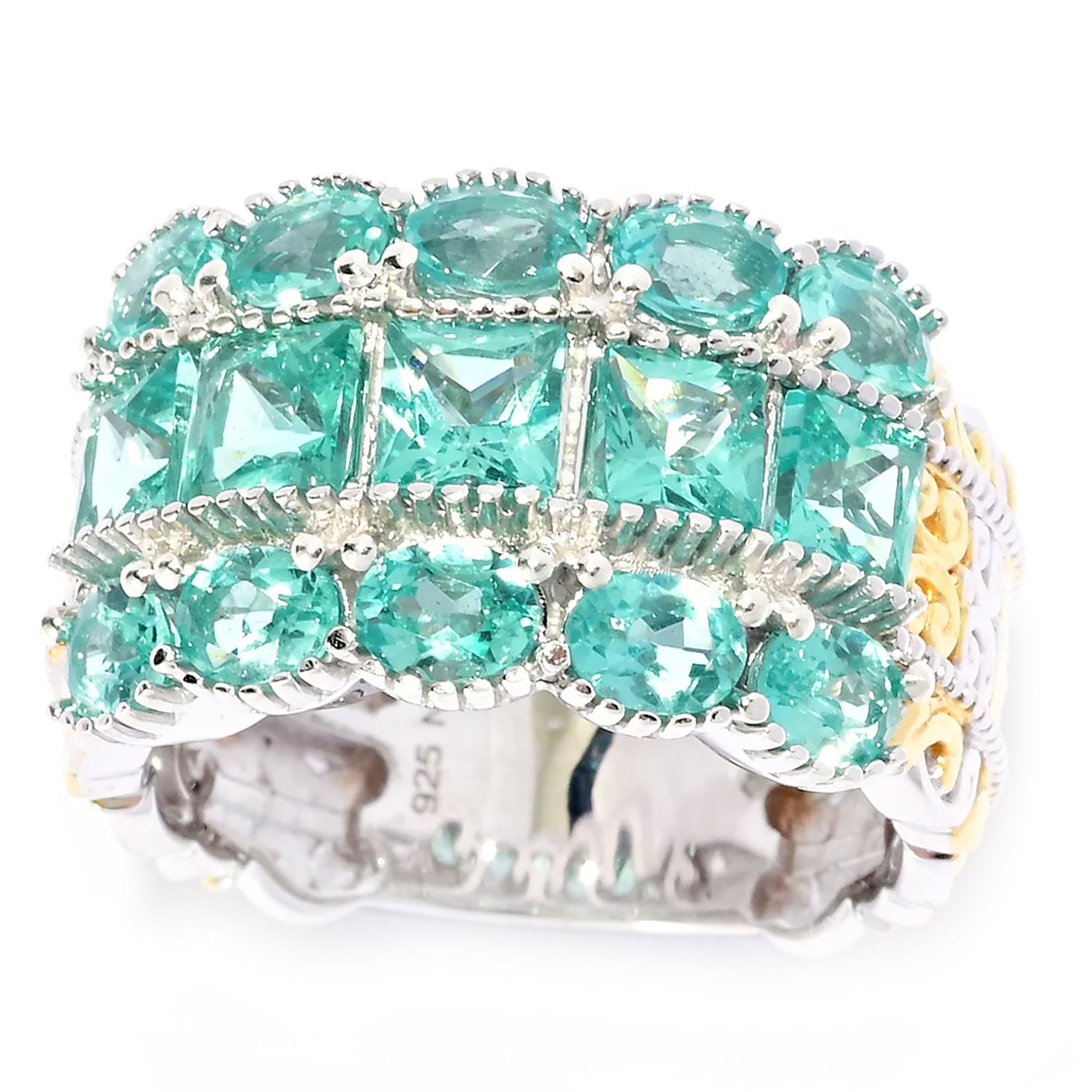 Gems en Vogue 3.72ctw Dauphin Apatite Ring