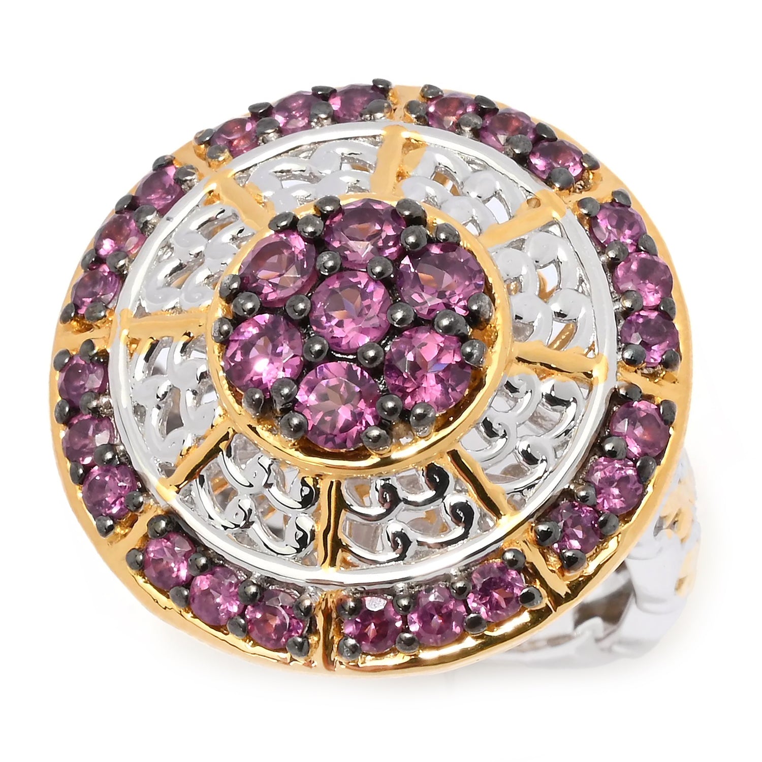 Gems en Vogue 1.78ctw Rhodolite Garnet Ring