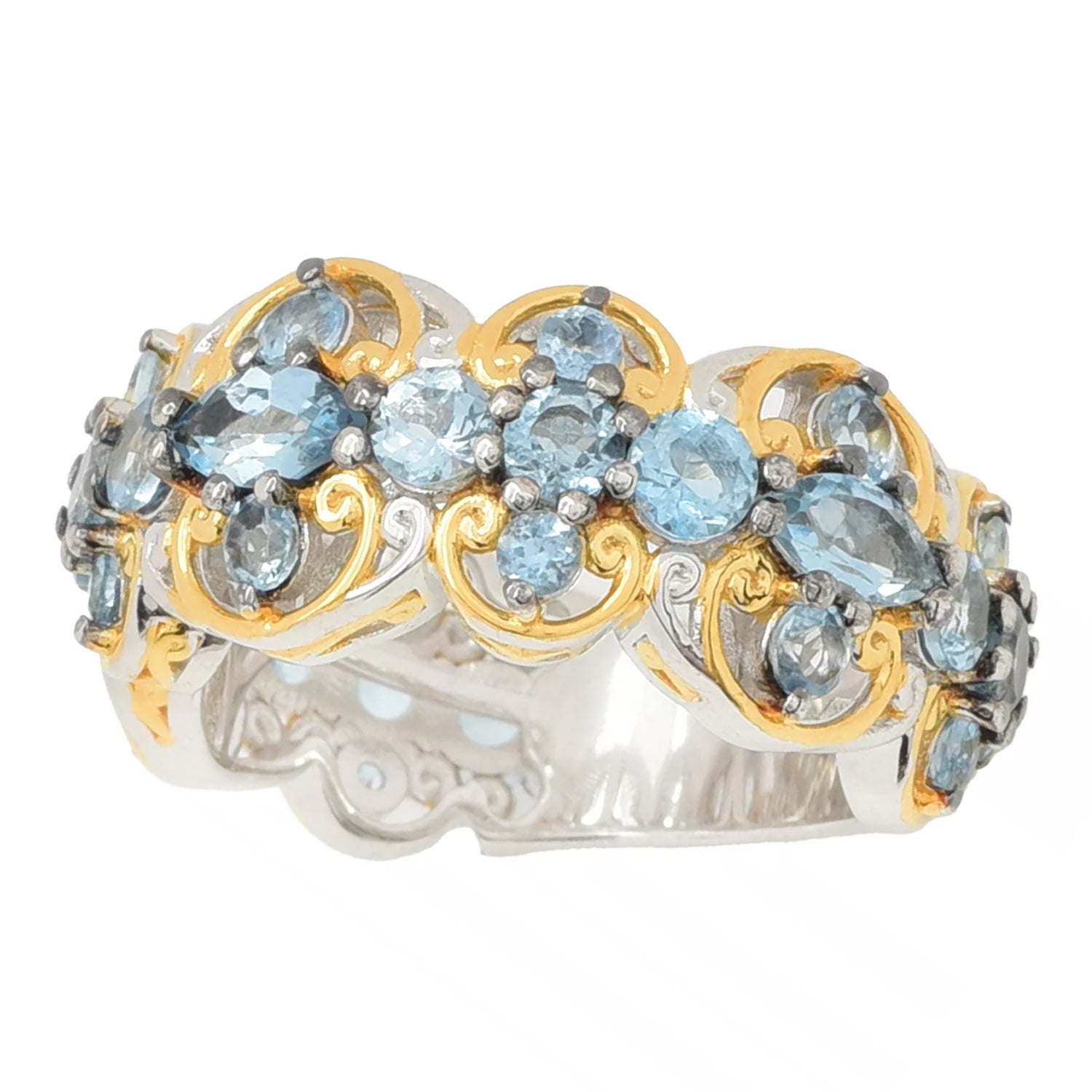 Gems en Vogue 2.80ctw Tanzanian Aquamarine Ring