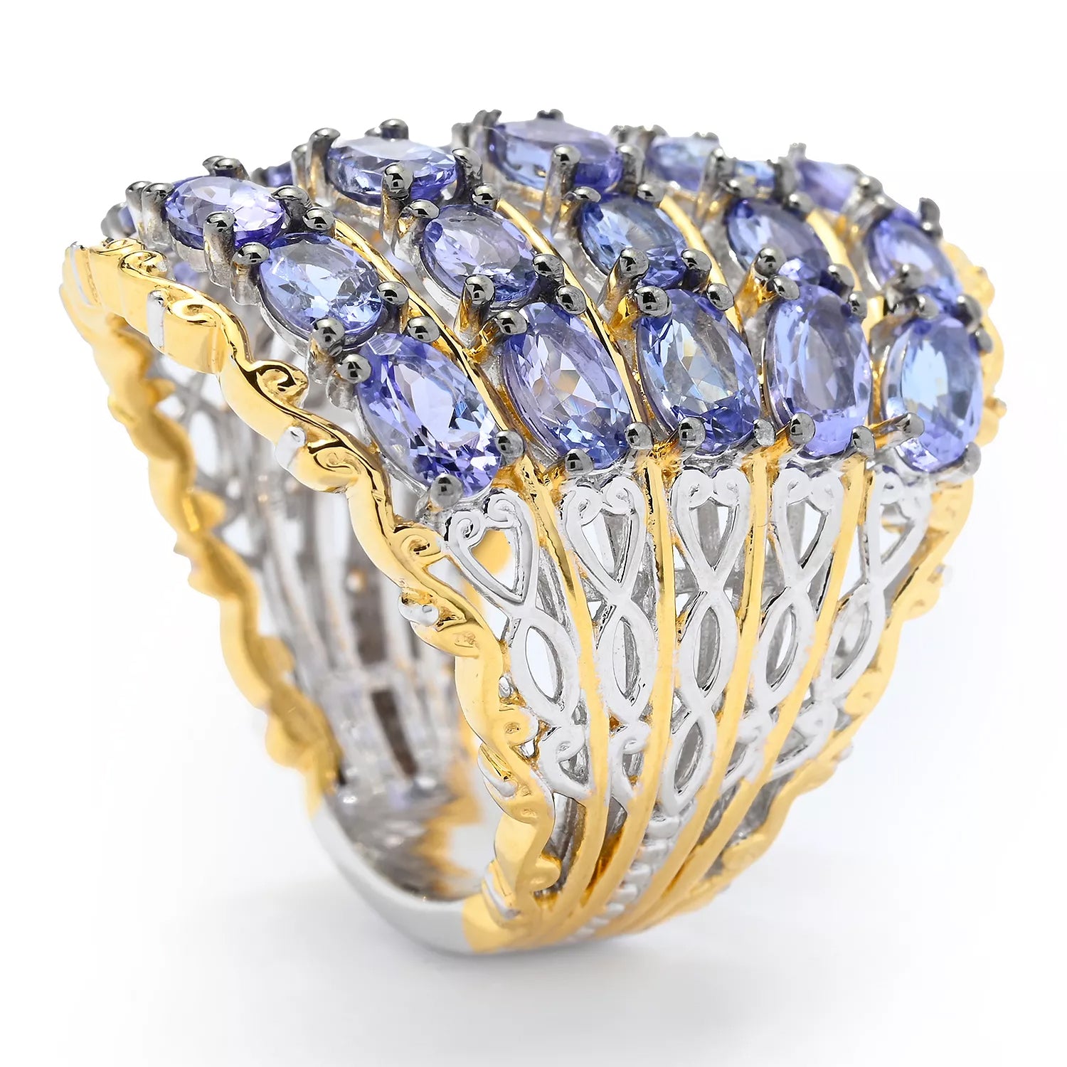 Gems en Vogue 5.35ctw Oval Tanzanite Ring