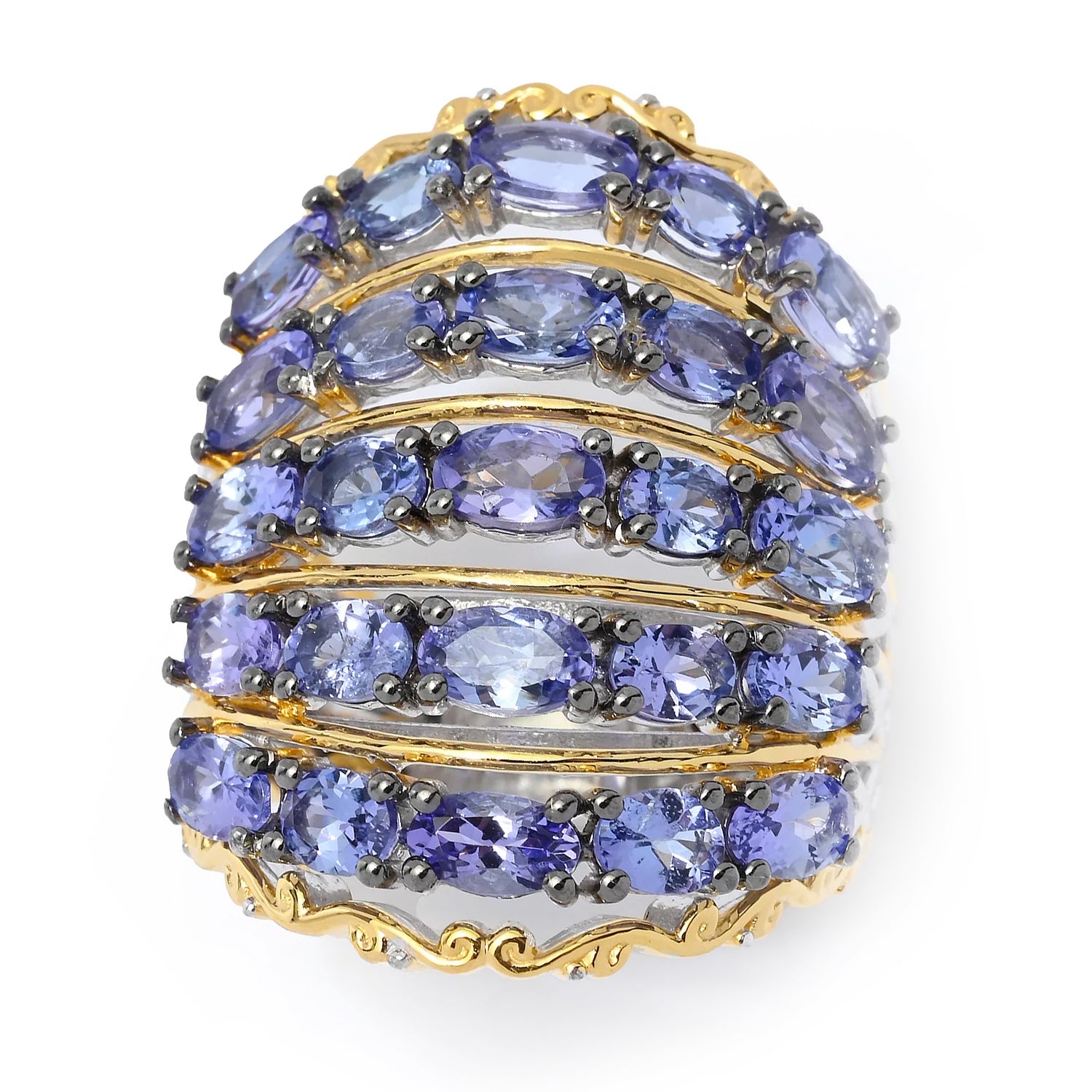 Gems en Vogue 5.35ctw Oval Tanzanite Ring