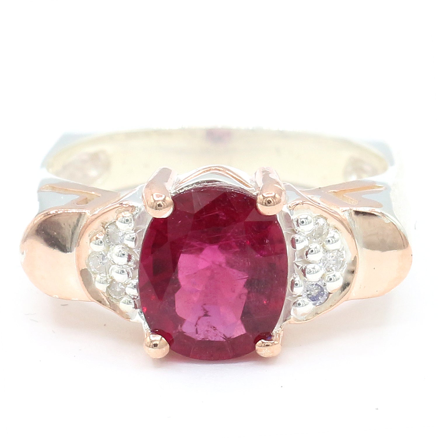 Michael's Originals One-of-a-kind 1.85ctw Rubellite & Diamond Ring