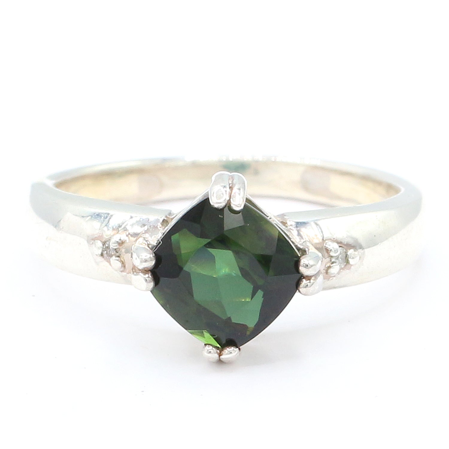 Michael's Originals One-of-a-kind 1.79ctw Green Tourmaline & Diamond Ring