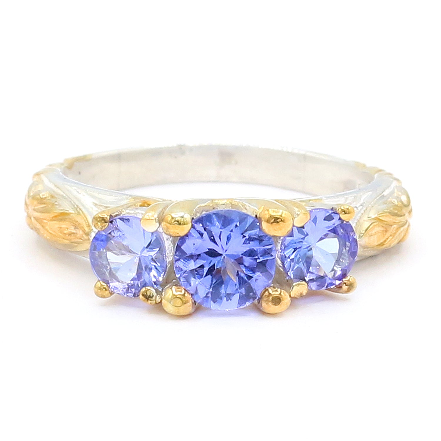 Michael's Originals One-of-a-kind 2.02ctw Tanzanite Three Stone Ring