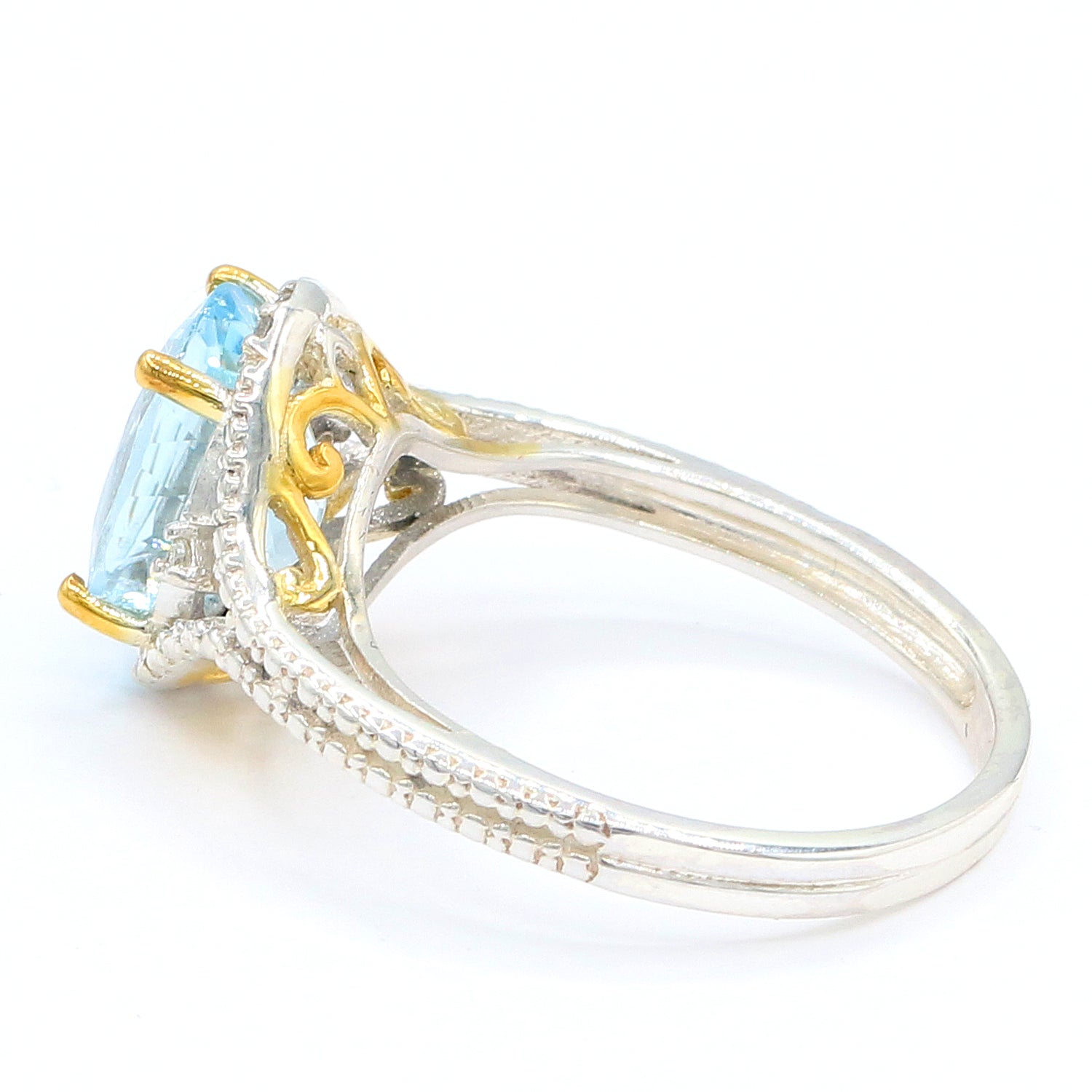 Michael's Originals One-of-a-kind 2.36ctw Aquamarine & Diamond Ring