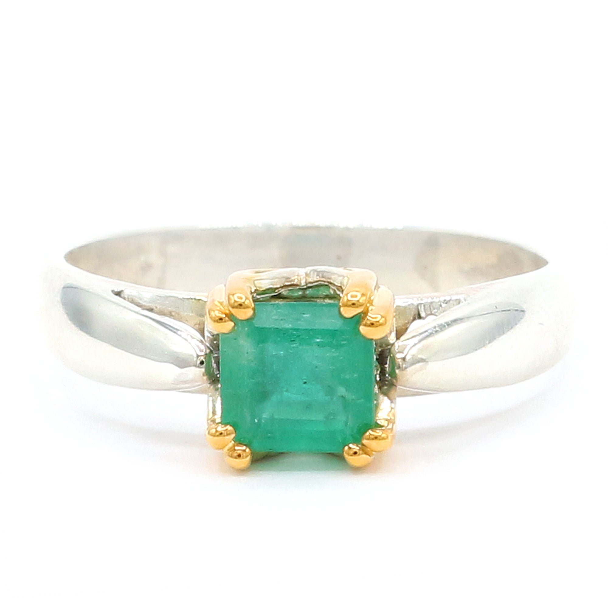 Michael's Originals One-of-a-kind 1.08ctw Grizzly Emerald Ring