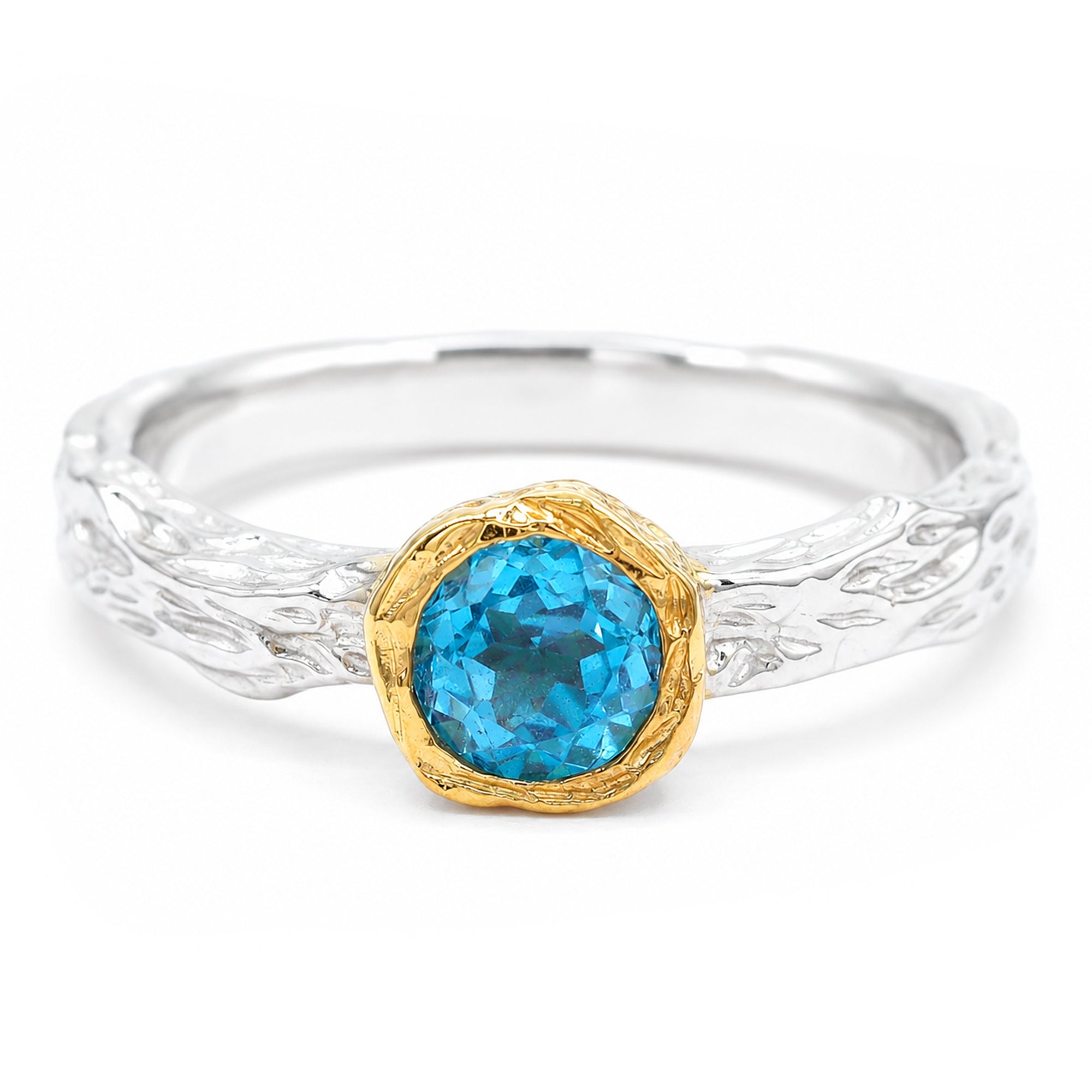 Michael's Originals One-of-a-kind 0.60ctw Swiss Blue Topaz Ring CANNOT BE RESIZED