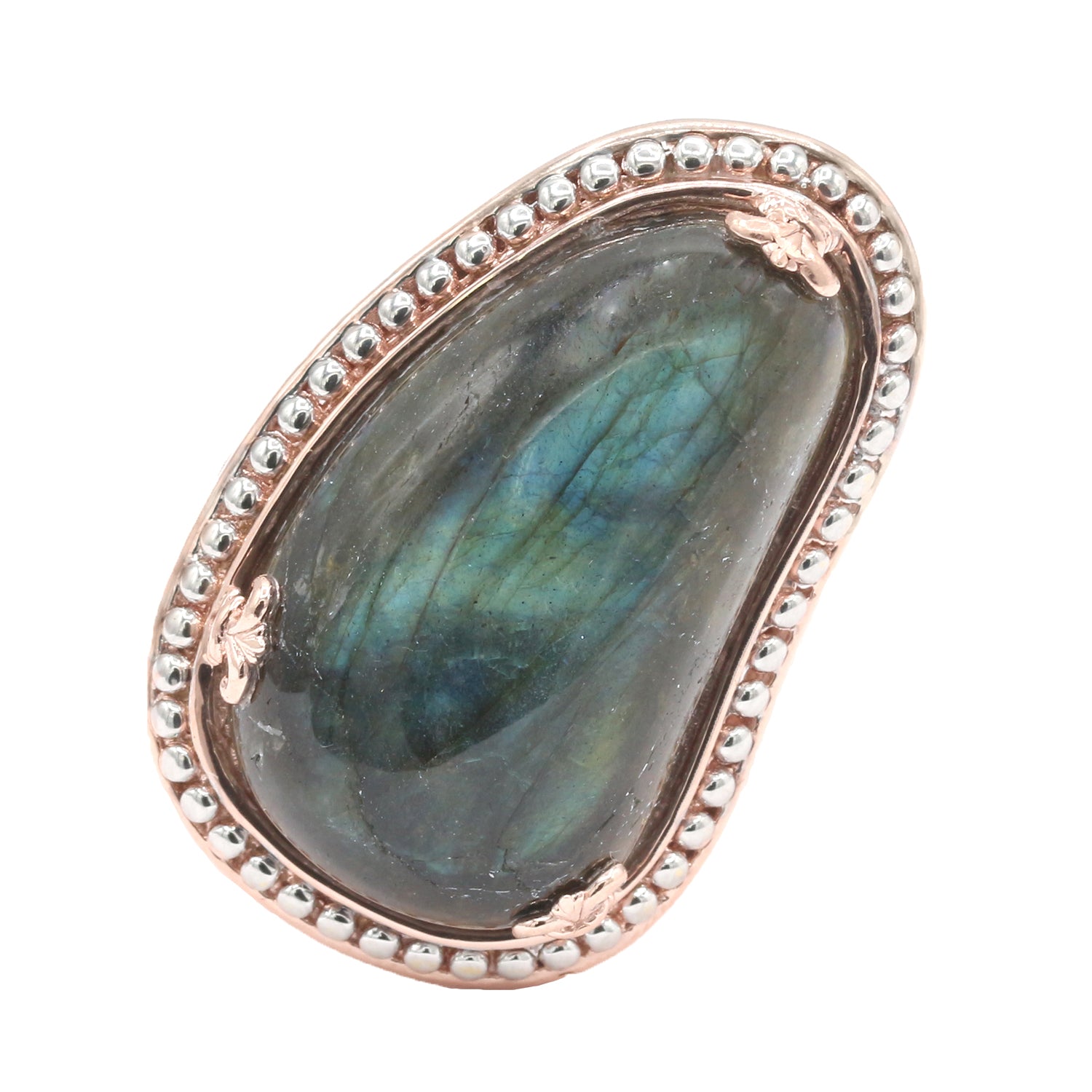 Gems en Vogue Freeform Labradorite Ring