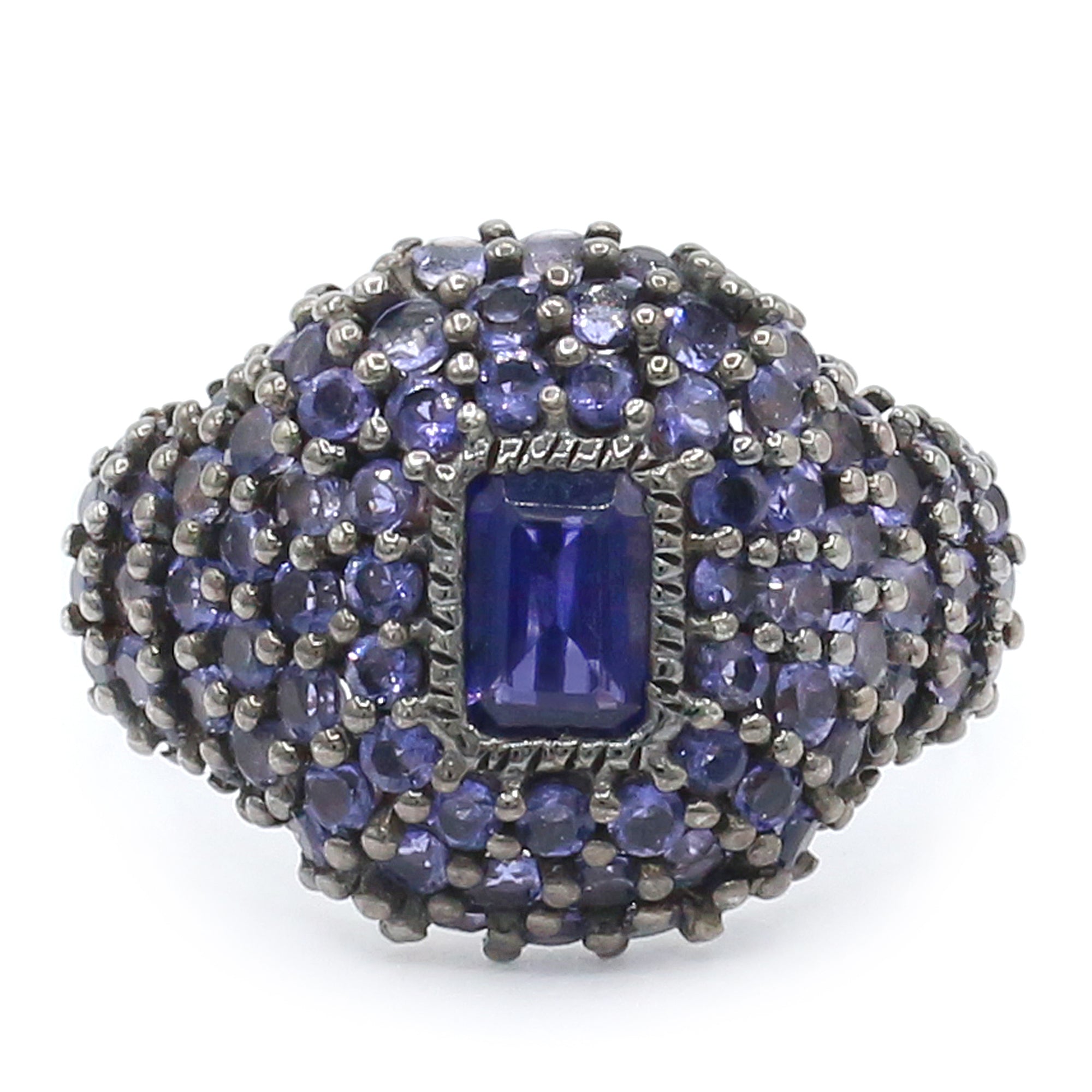 Hall of Jewels 2.52ctw Iolite Octagon Ring