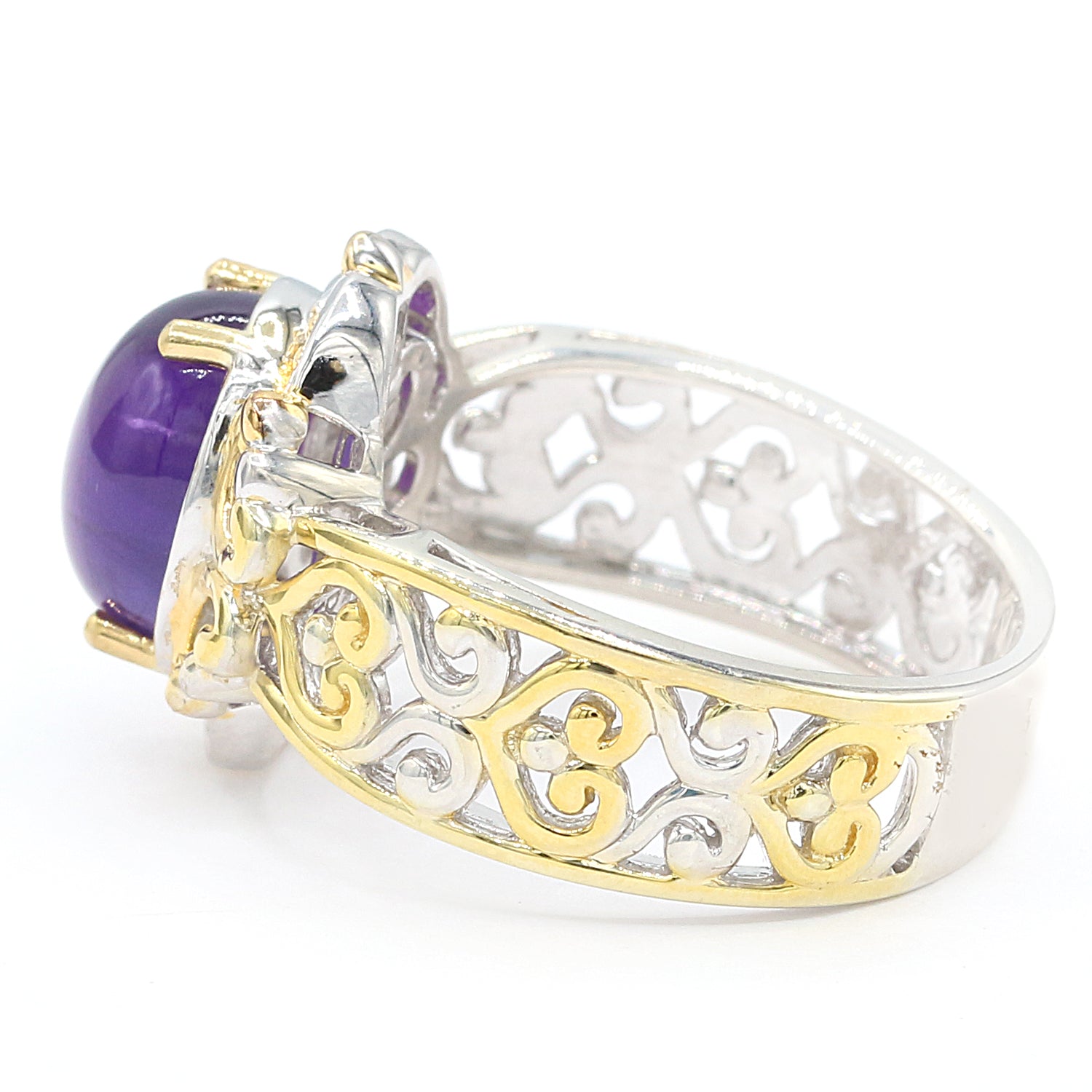 Gems en Vogue Amethyst Cabochon Ring