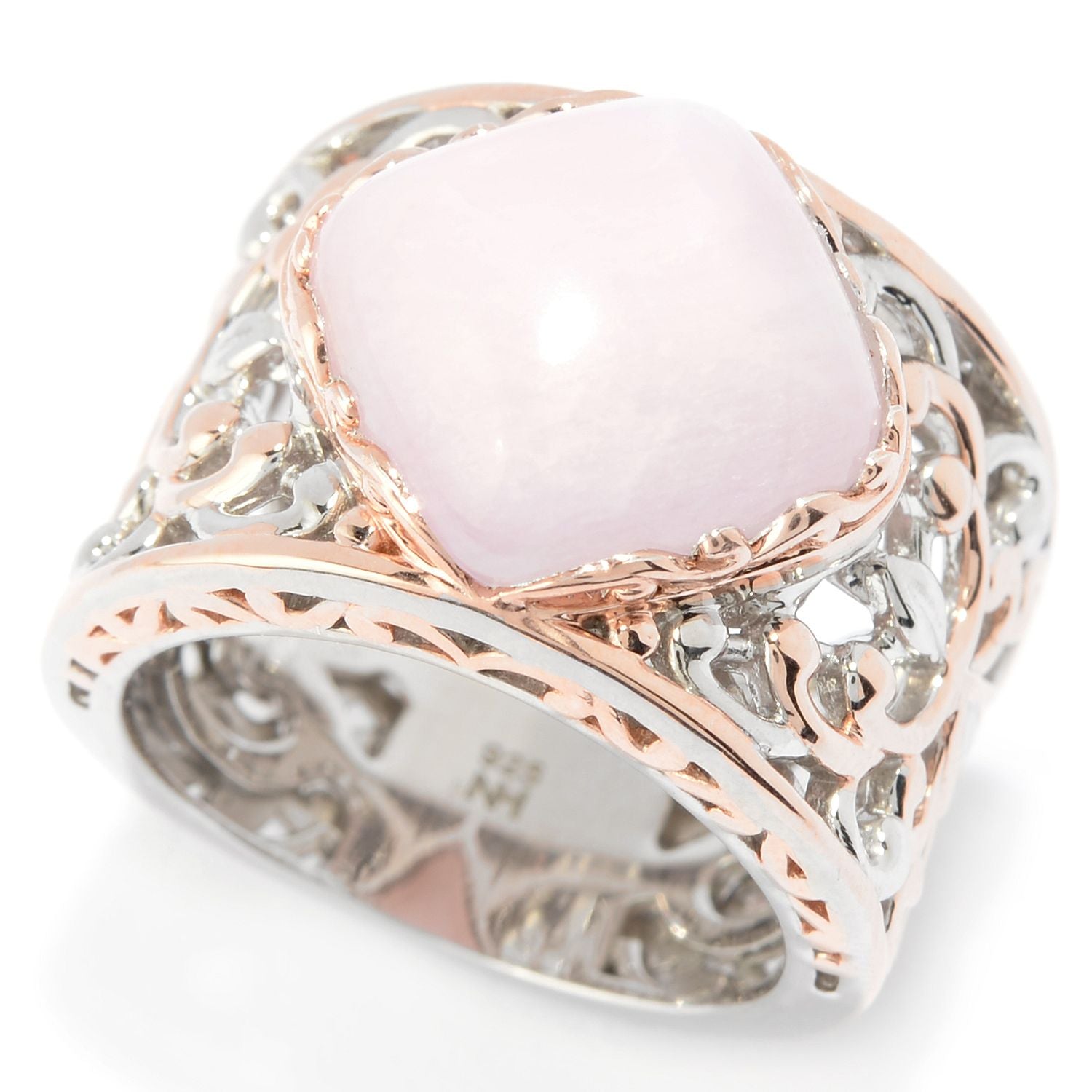 Gems en Vogue Kunzite Wide Band Ring