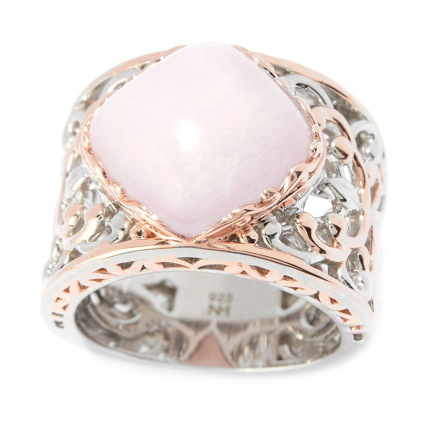 Gems en Vogue Kunzite Wide Band Ring