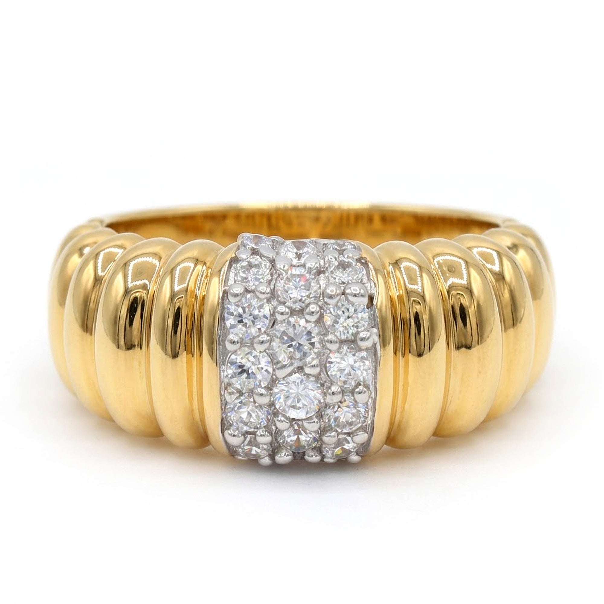 Signity Sterling Silver Cubic Zirconia Ring CANNOT BE RESIZED