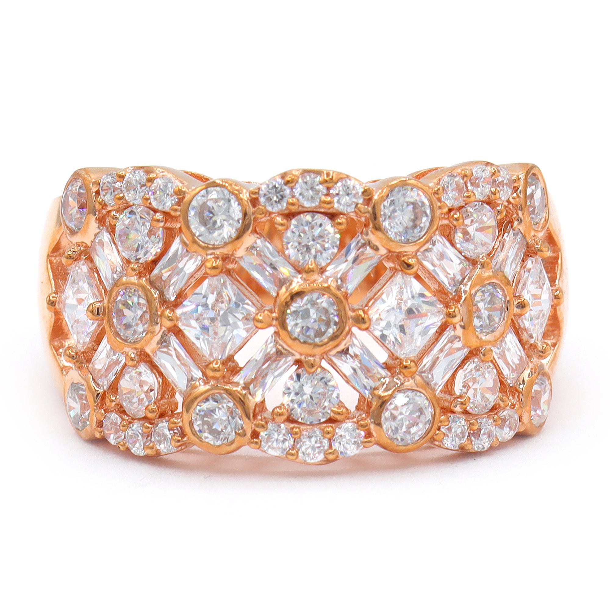 Signity Sterling Silver Cubic Zirconia Ring CANNOT BE RESIZED