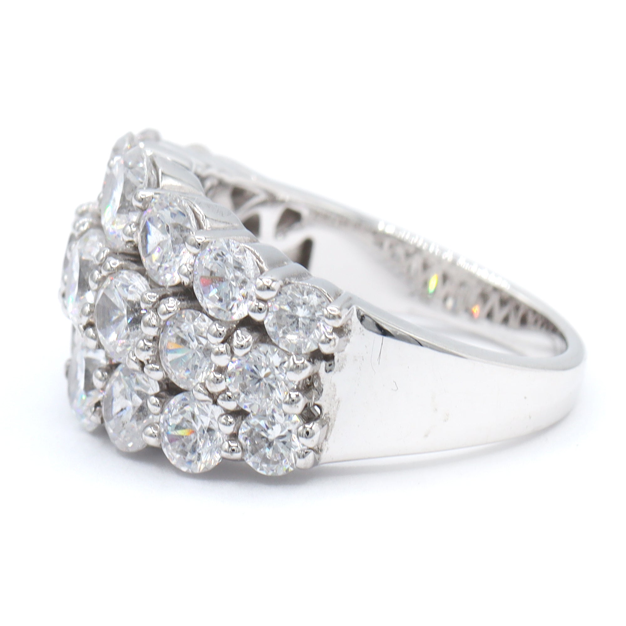 Signity Sterling Silver Cubic Zirconia Ring CANNOT BE RESIZED