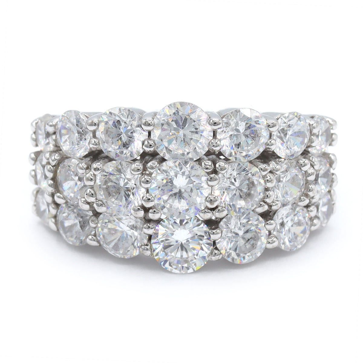 Signity Sterling Silver Cubic Zirconia Ring CANNOT BE RESIZED