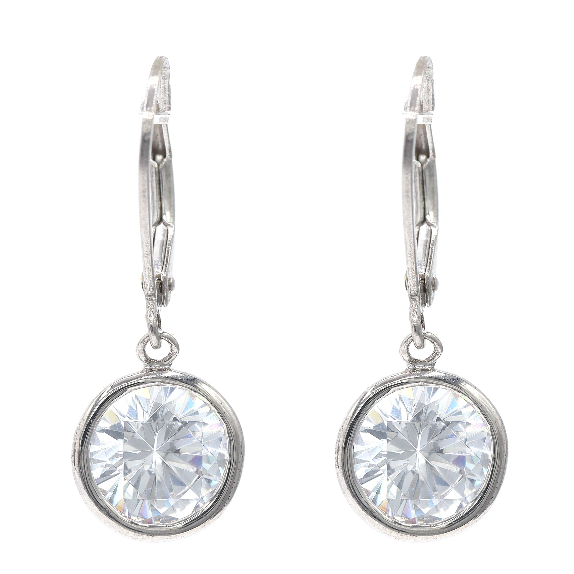 Signity Sterling Silver Cubic Zirconia Earrings
