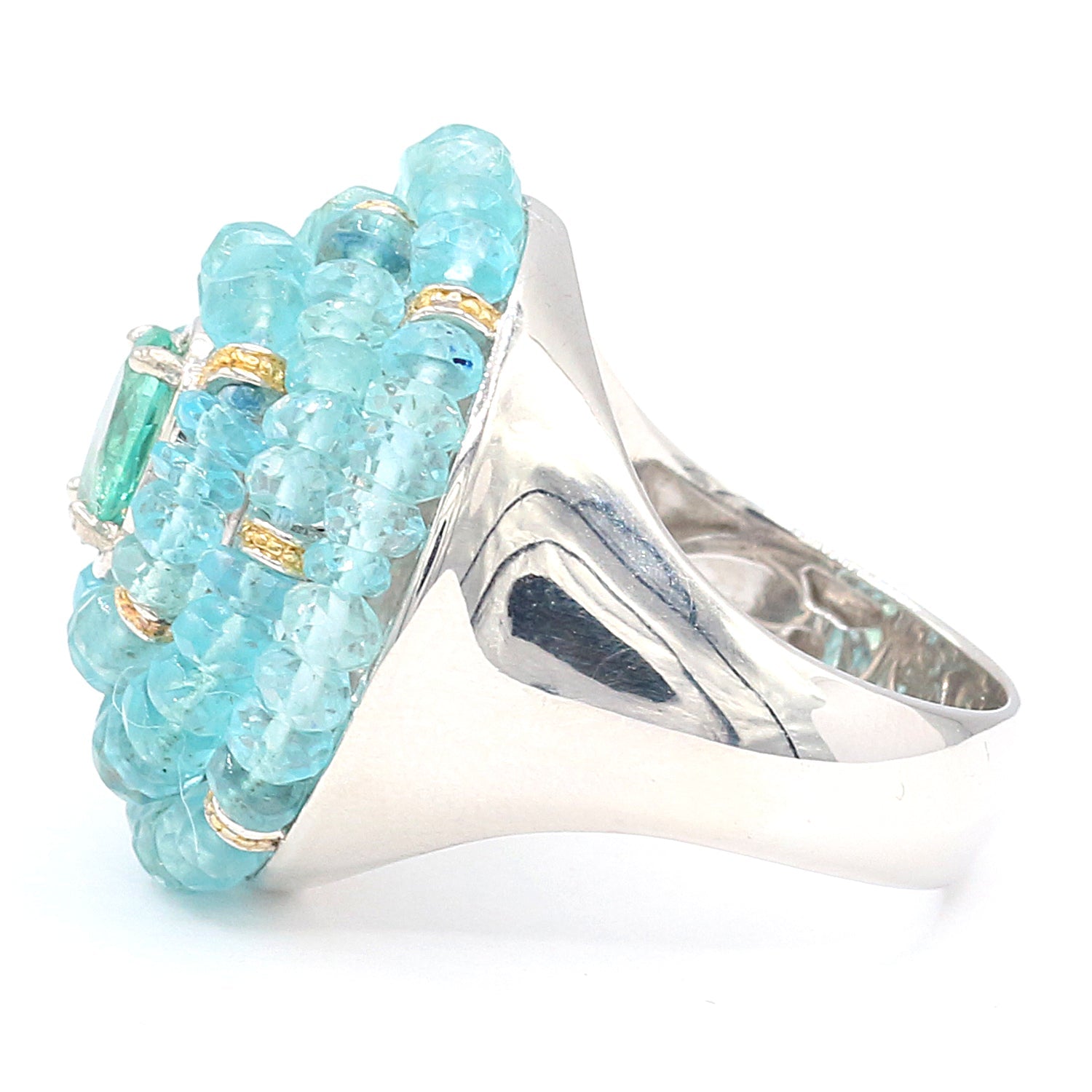 Kristen Amato 0.65ctw Multi Apatite Ring