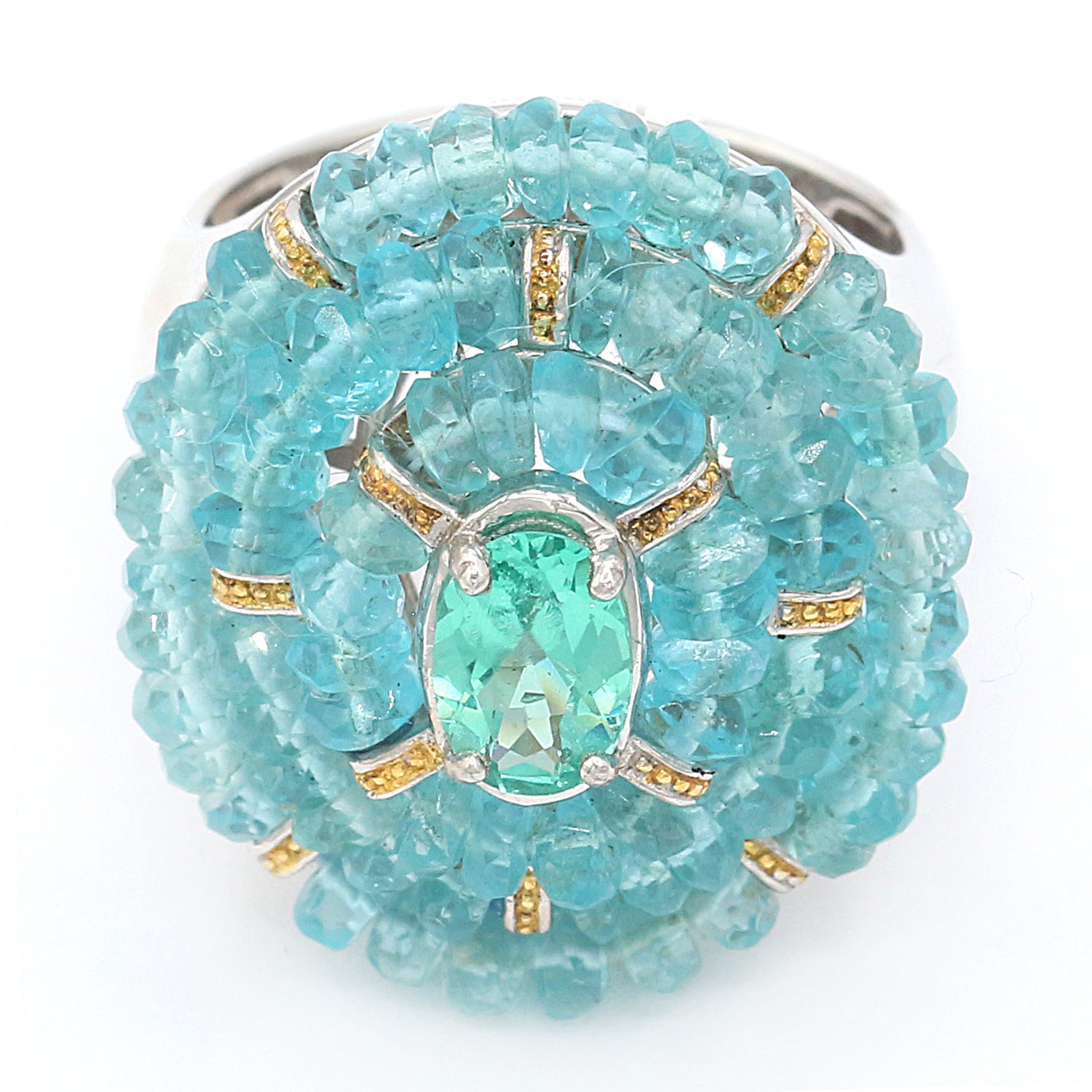 Kristen Amato 0.65ctw Multi Apatite Ring