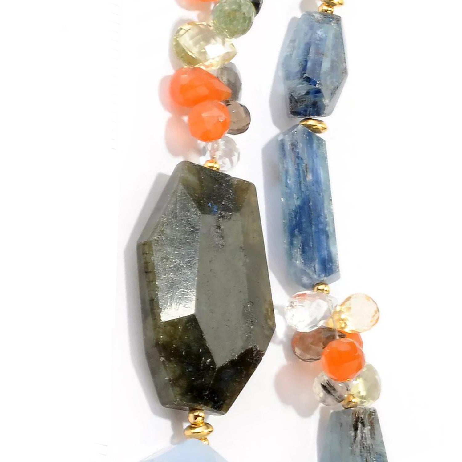 Provisor Labradorite & Multi Gemstones Bead Necklace