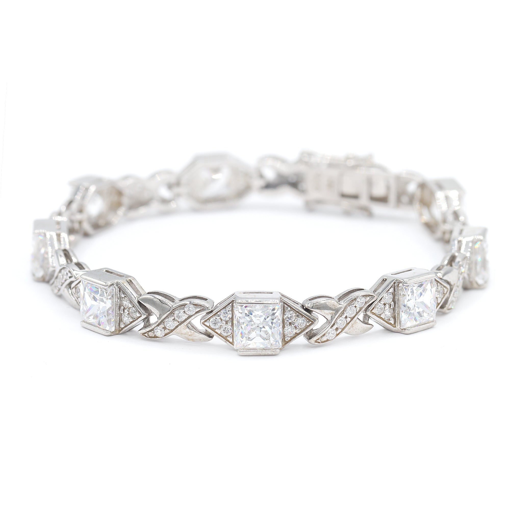 Signity Sterling Silver Cubic Zirconia Bracelet