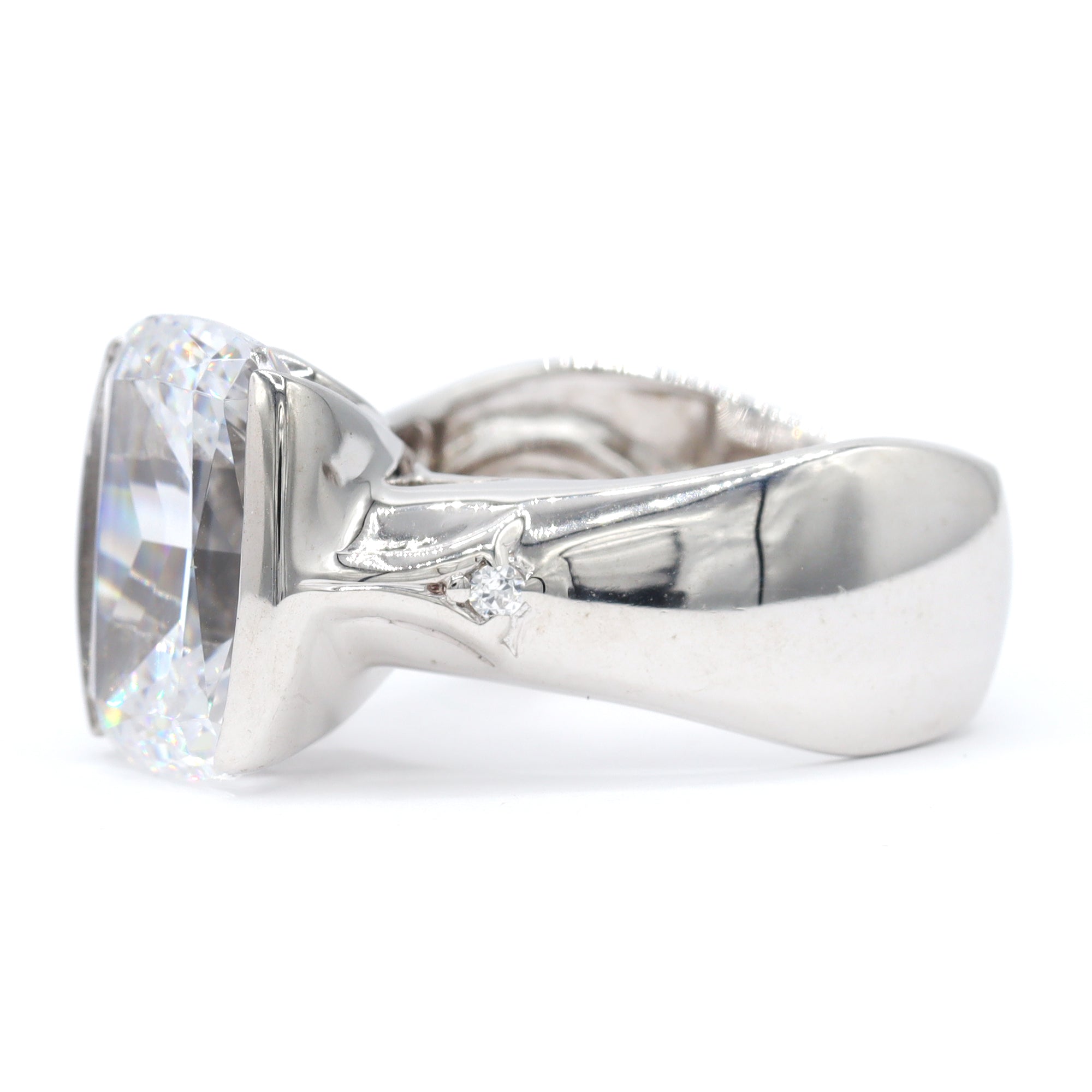 Signity Sterling Silver Cubic Zirconia Ring CANNOT BE RESIZED