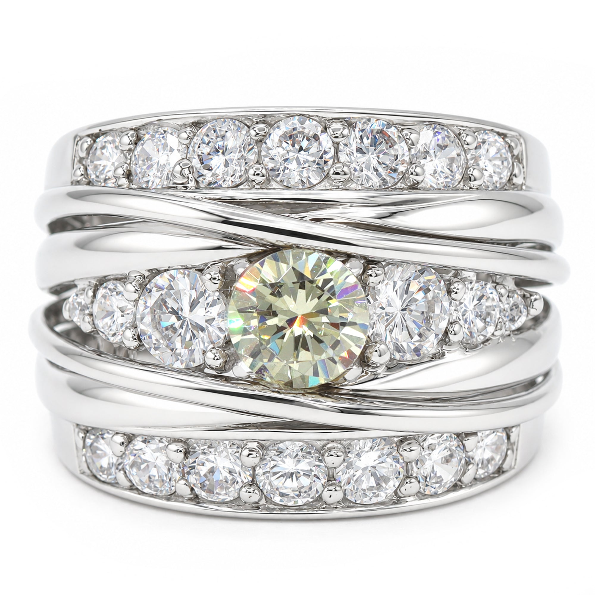 Signity Sterling Silver Cubic Zirconia Ring CANNOT BE RESIZED