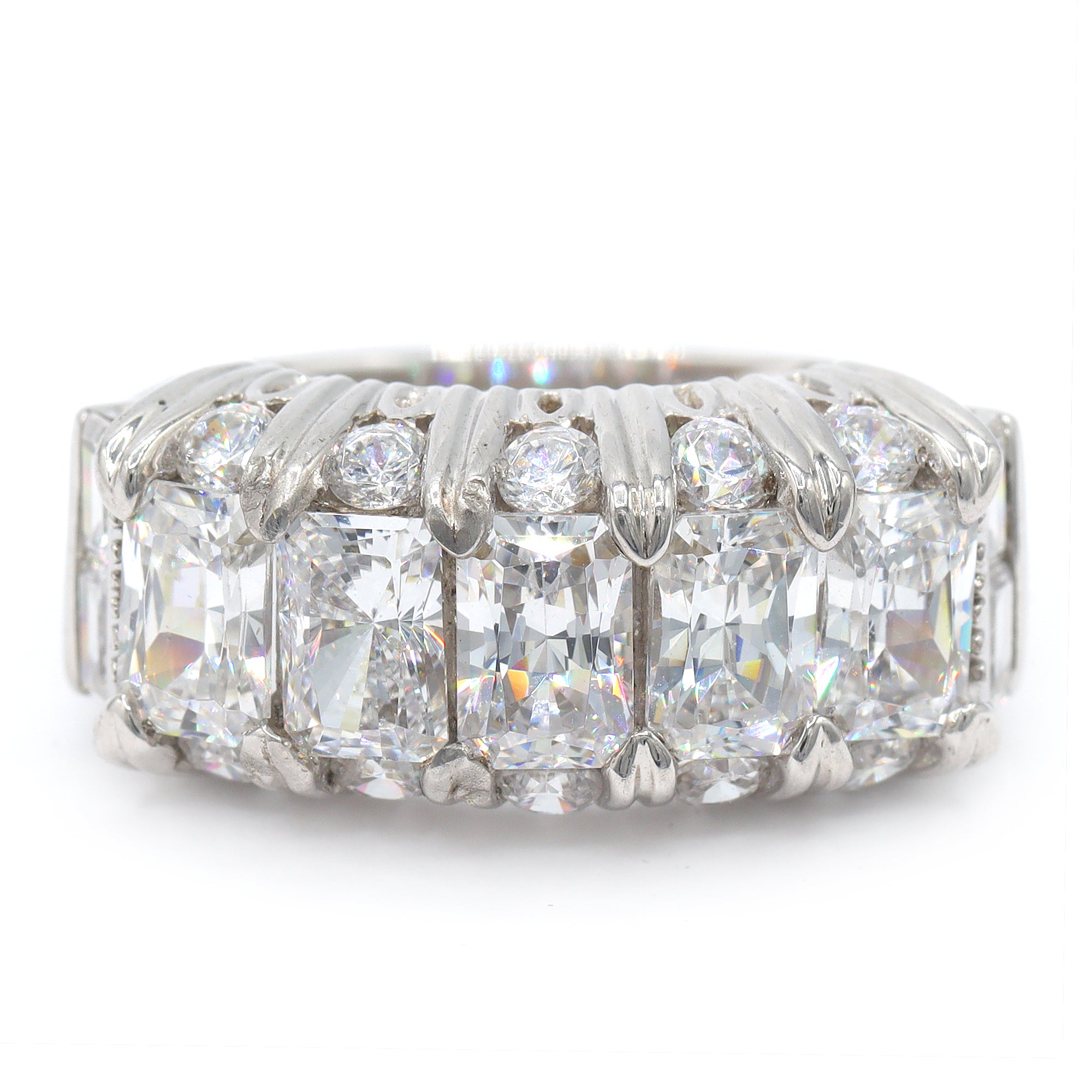 Signity Sterling Silver Choice of Color Cubic Zirconia Ring CANNOT BE RESIZED