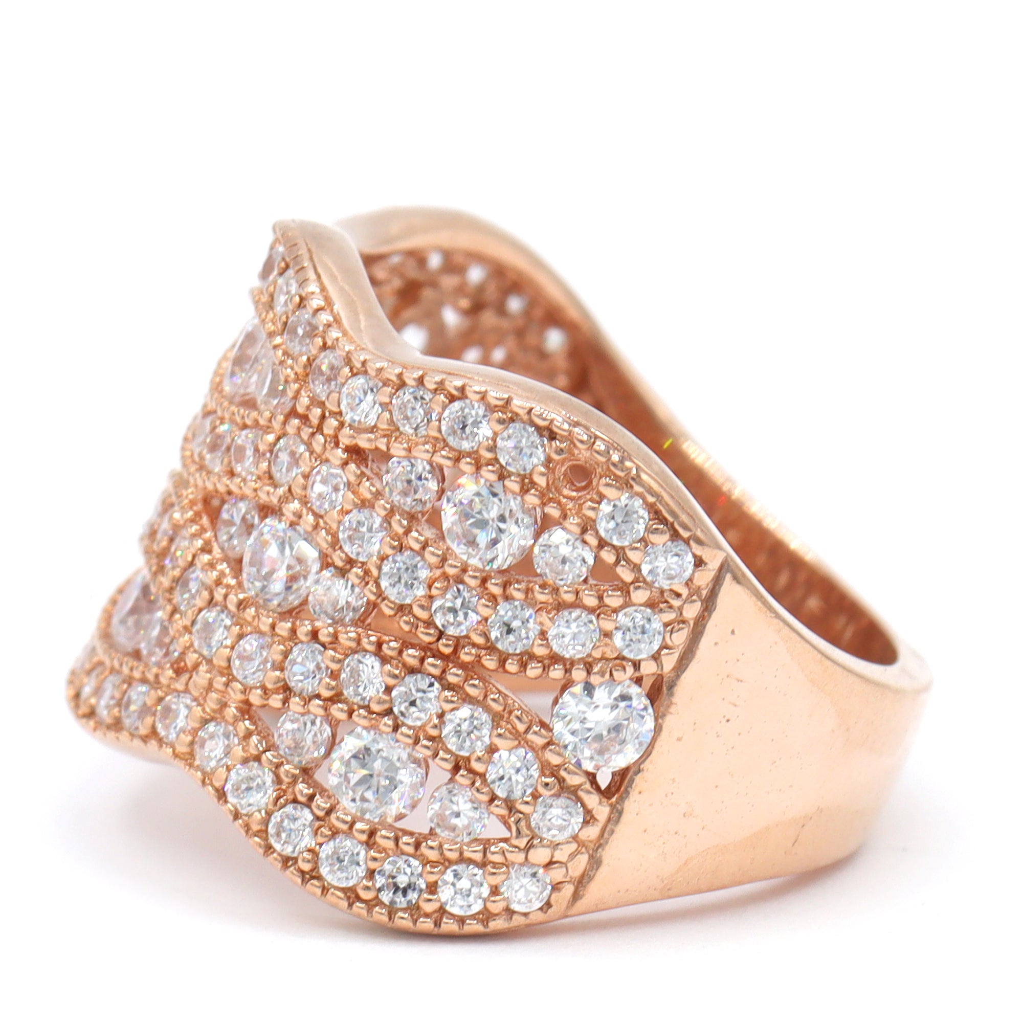 Signity Sterling Silver Cubic Zirconia Ring CANNOT BE RESIZED