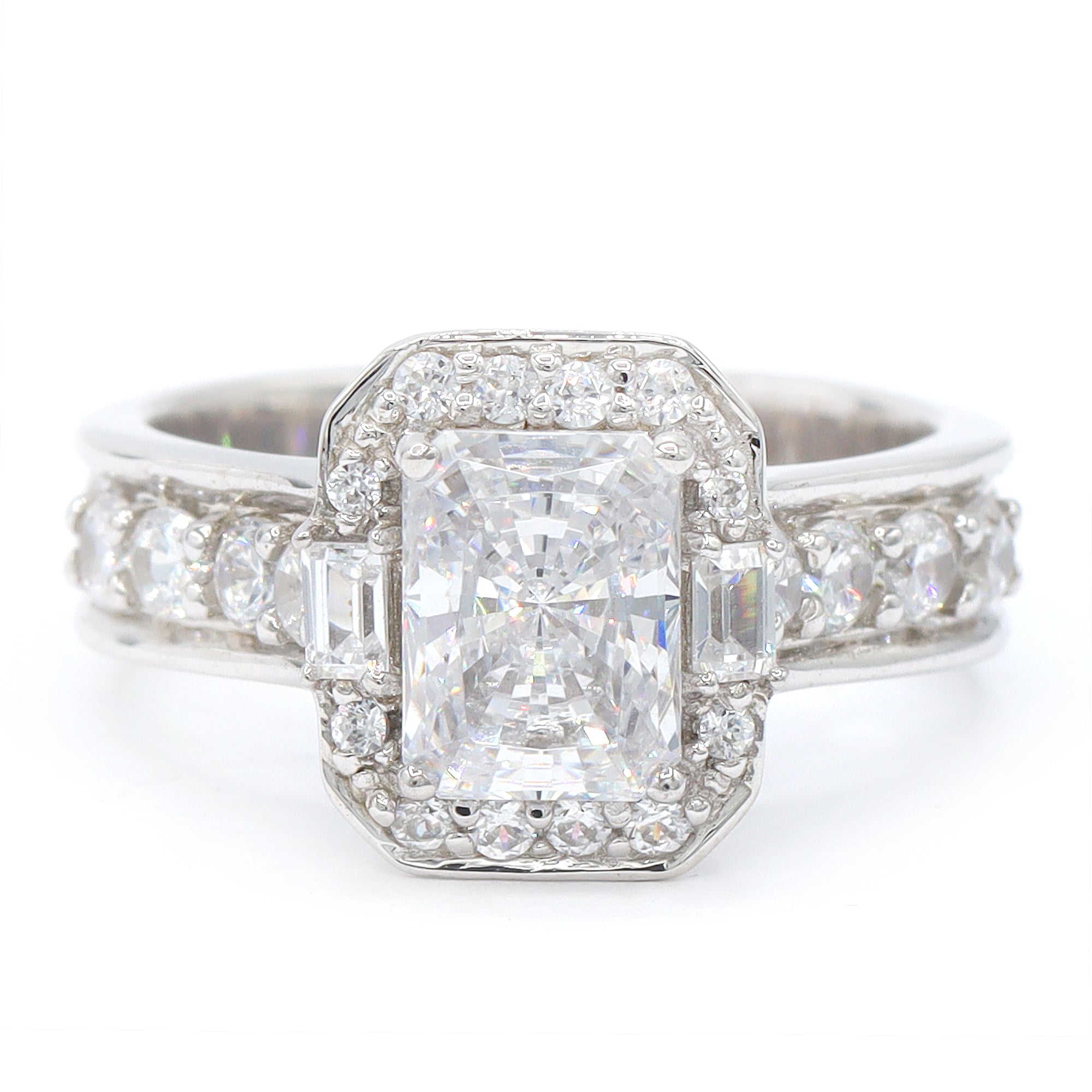 Signity Sterling Silver Cubic Zirconia Ring CANNOT BE RESIZED