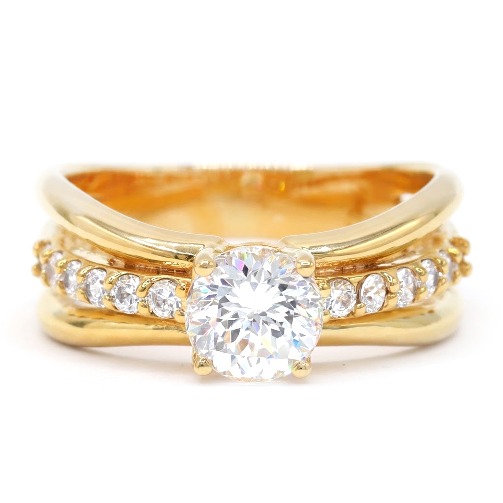 Signity Sterling Silver Choice of Color Cubic Zirconia Ring CANNOT BE RESIZED