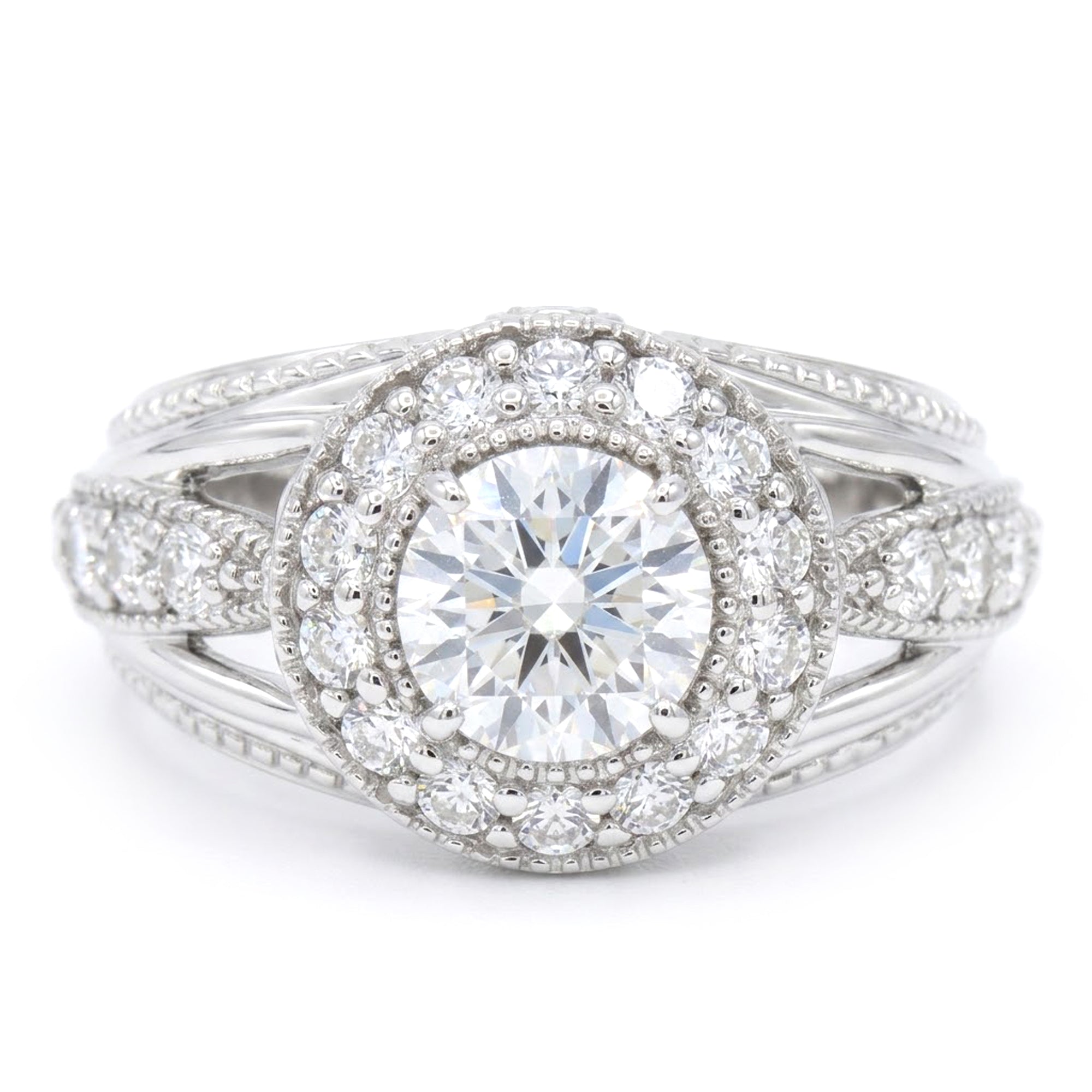 Signity Sterling Silver Cubic Zirconia Ring CANNOT BE RESIZED