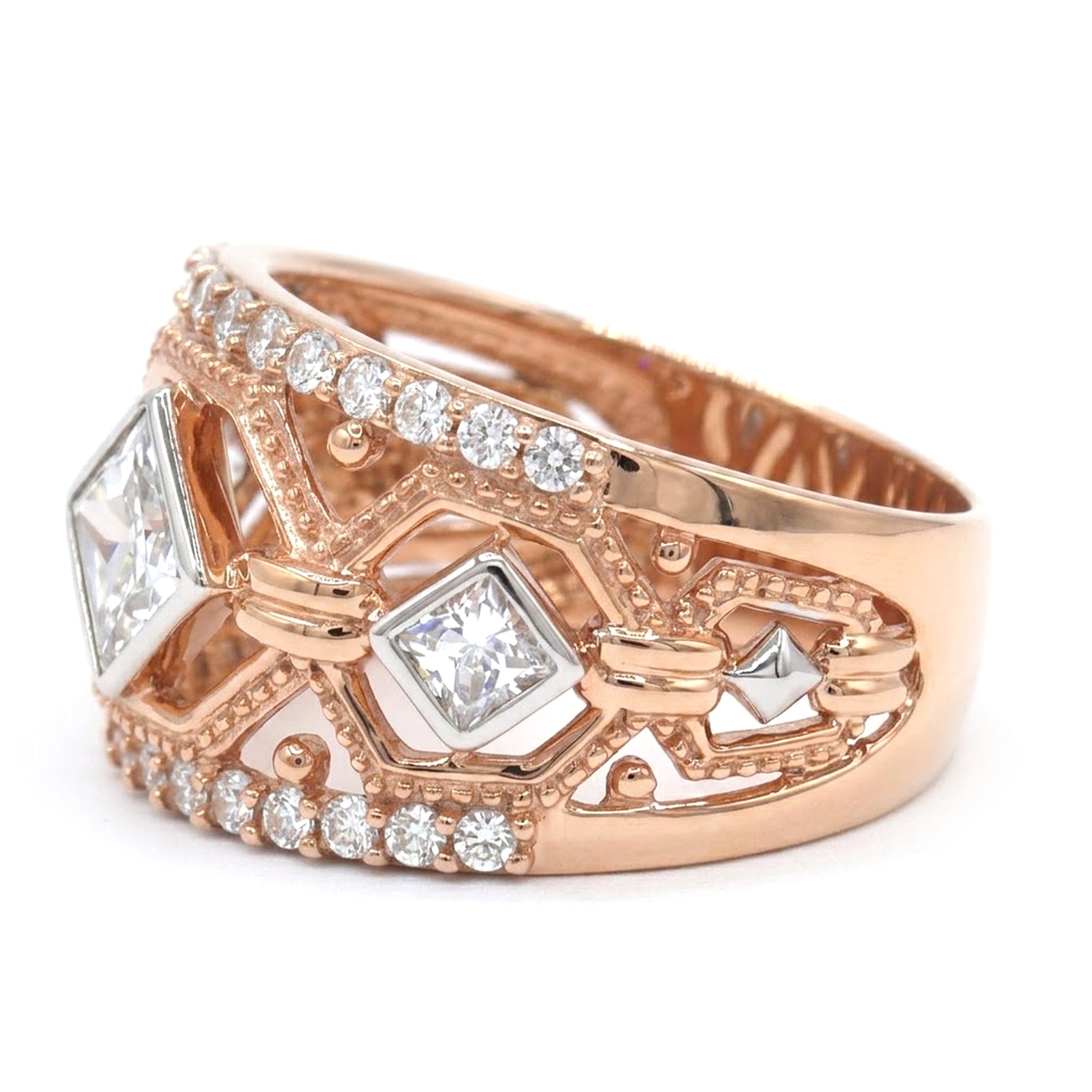 Signity Sterling Silver Cubic Zirconia Ring CANNOT BE RESIZED