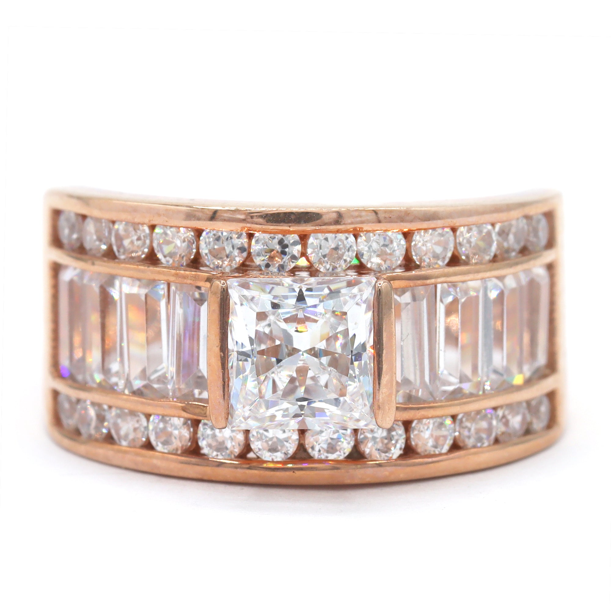 Signity Sterling Silver Cubic Zirconia Ring CANNOT BE RESIZED
