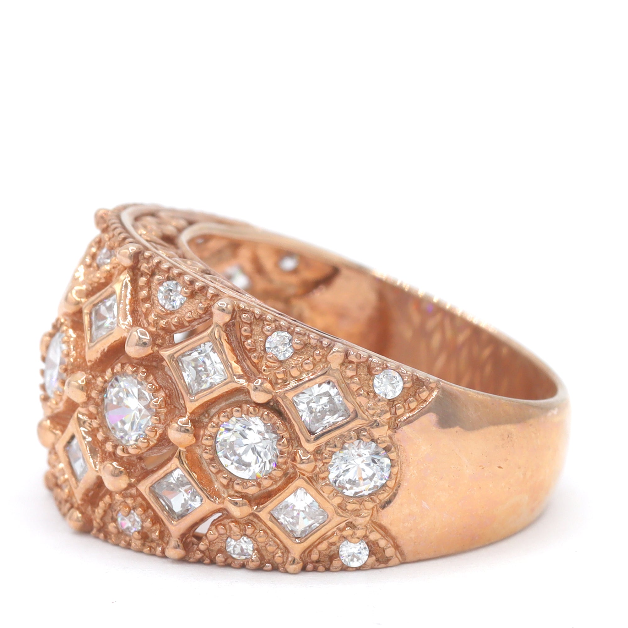 Signity Sterling Silver Cubic Zirconia Ring CANNOT BE RESIZED
