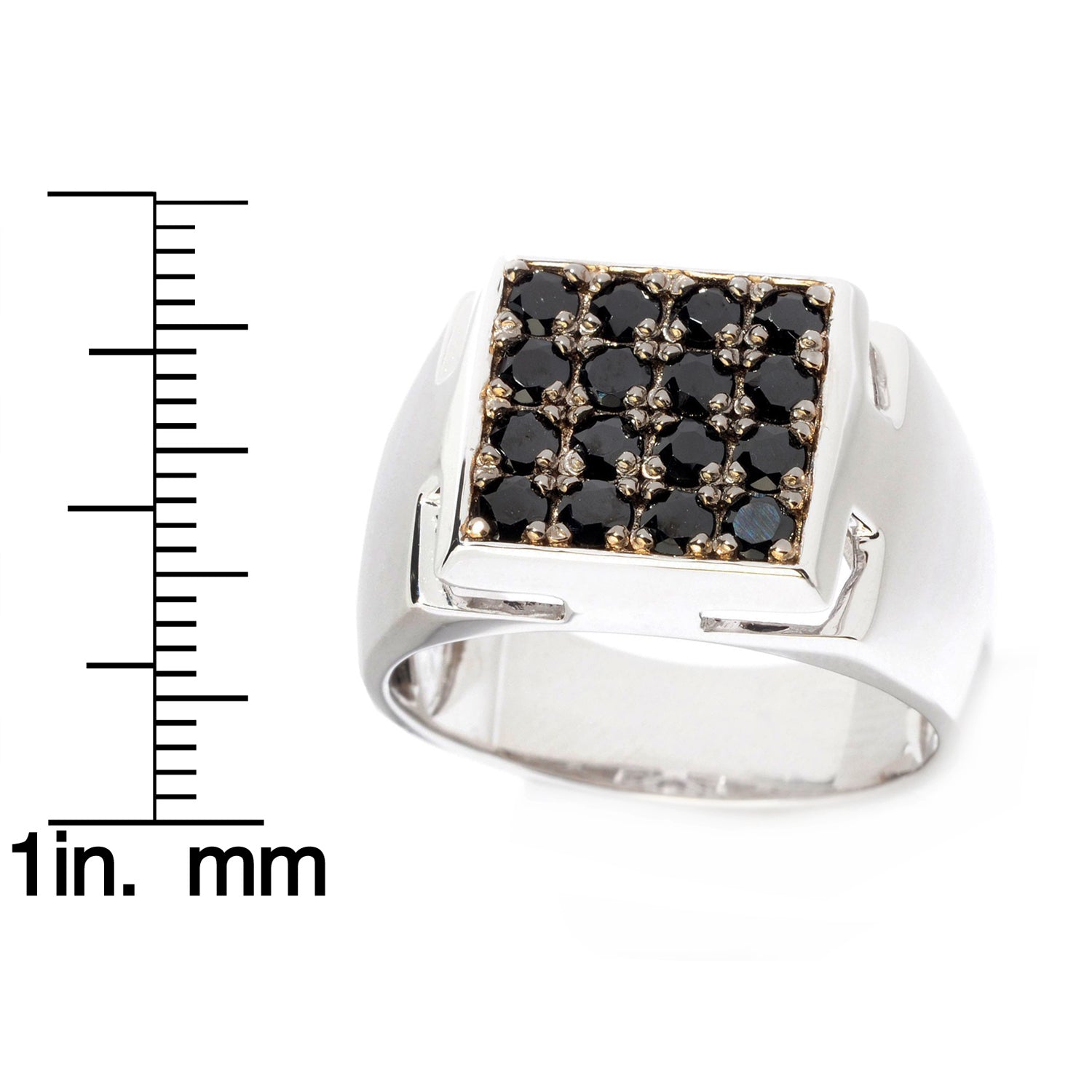 Gems en Vogue Exotic Gemstone Square Top Men's Ring