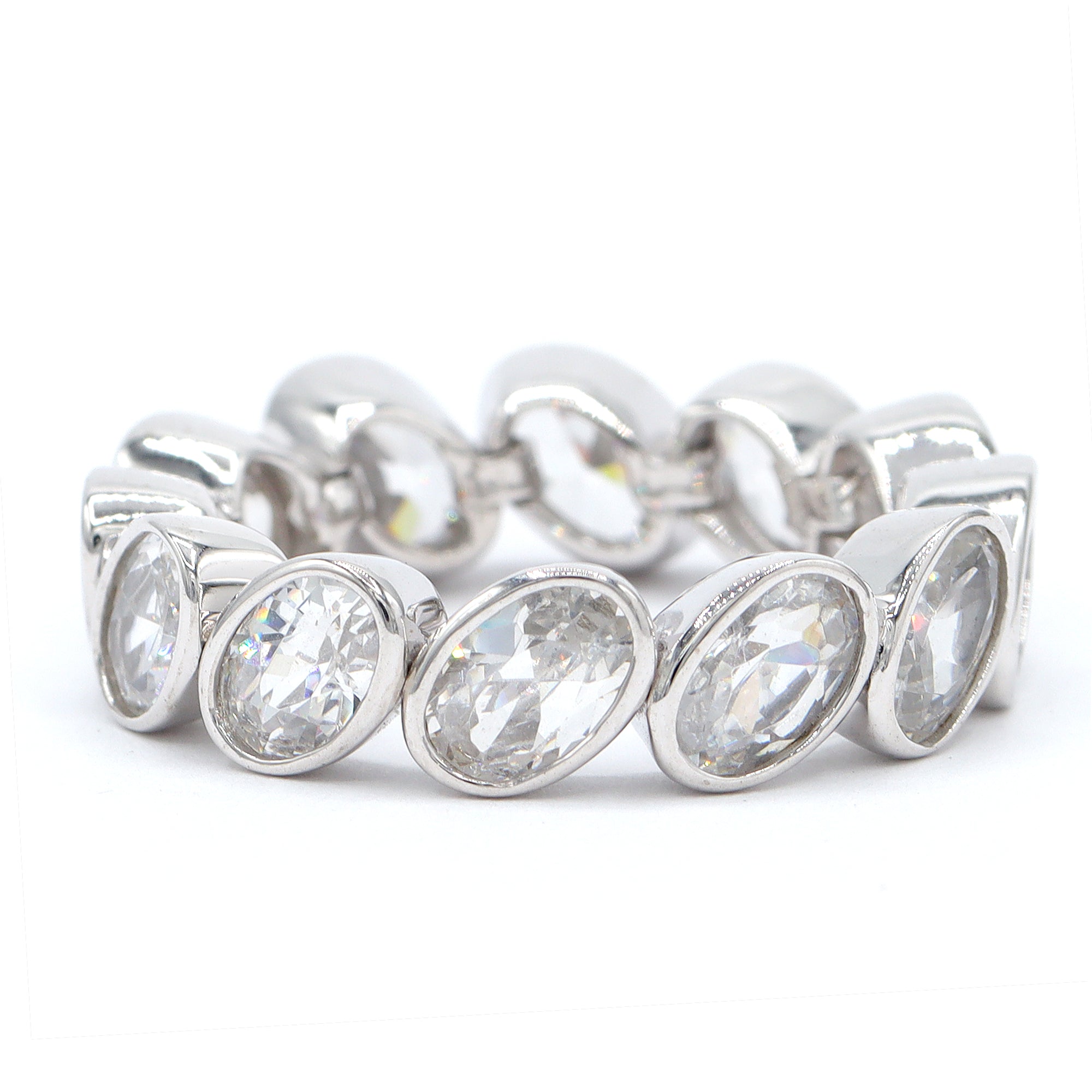 Signity Sterling Silver Cubic Zirconia Ring CANNOT BE RESIZED