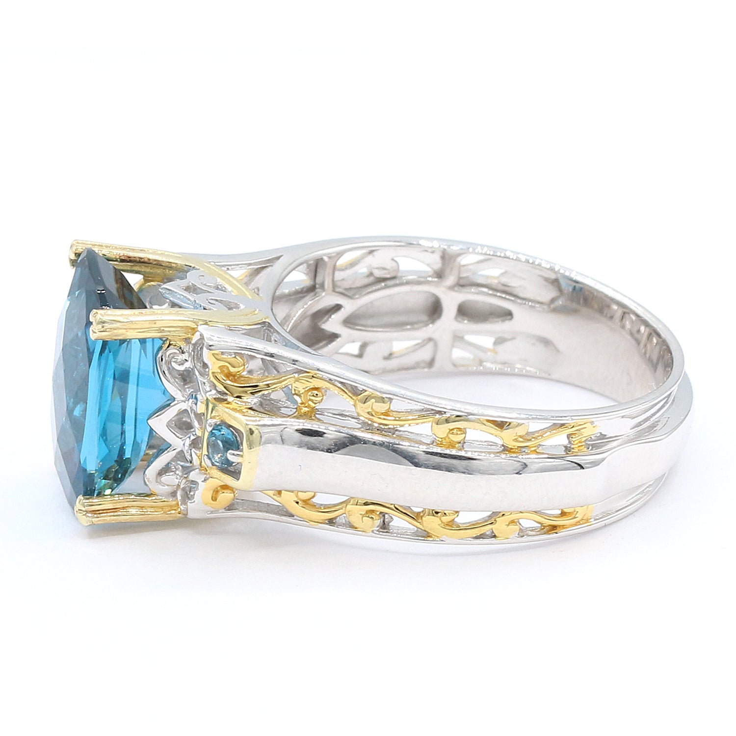 Gems en Vogue 8.90ctw London Blue Topaz Ring