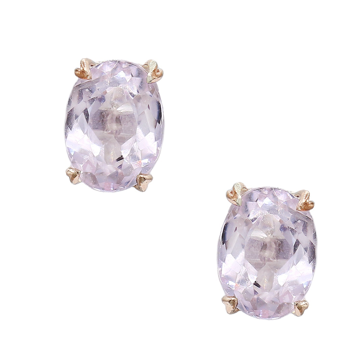 Gems en Vogue 1.70ctw Kunzite Stud Earrings