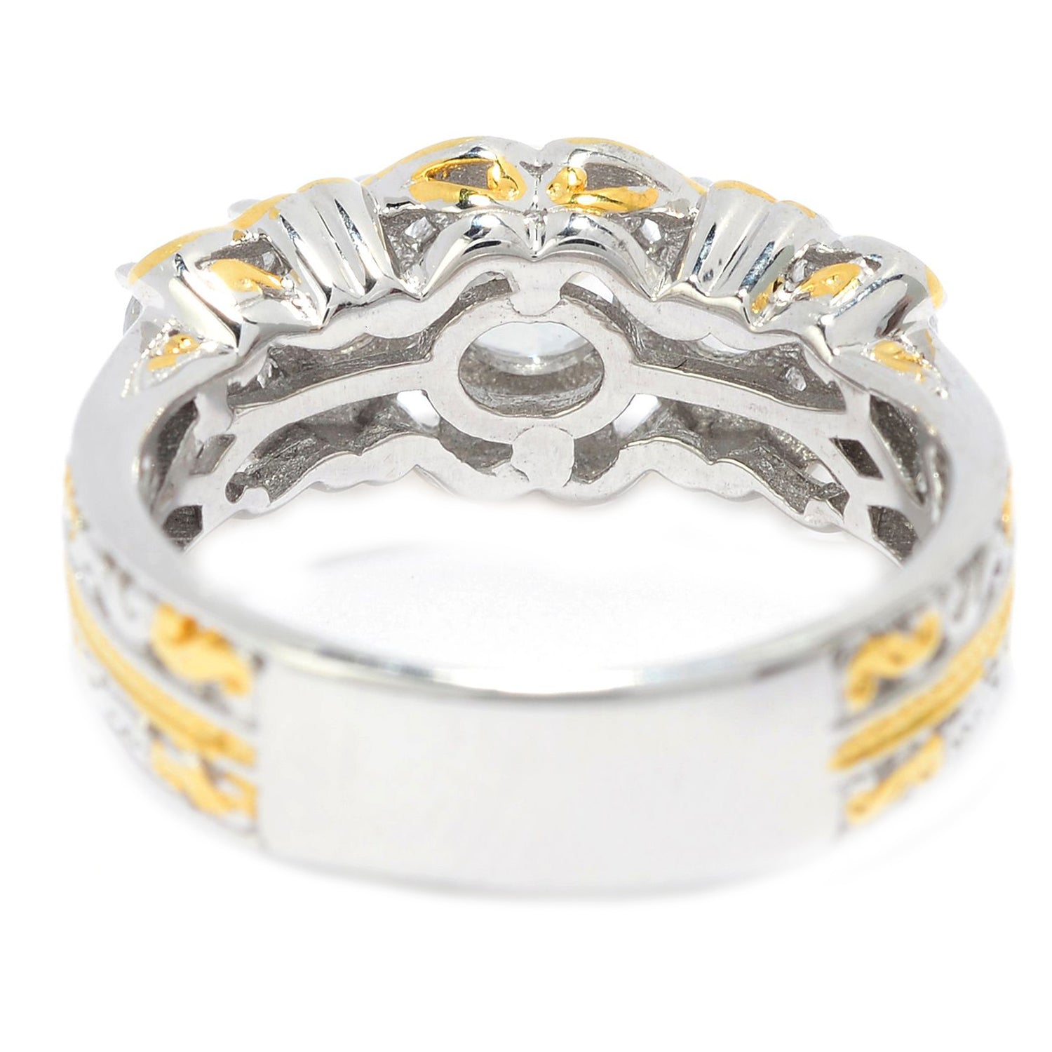 Gems en Vogue 1.98ctw White Zircon 5-Stone Graduated Ring