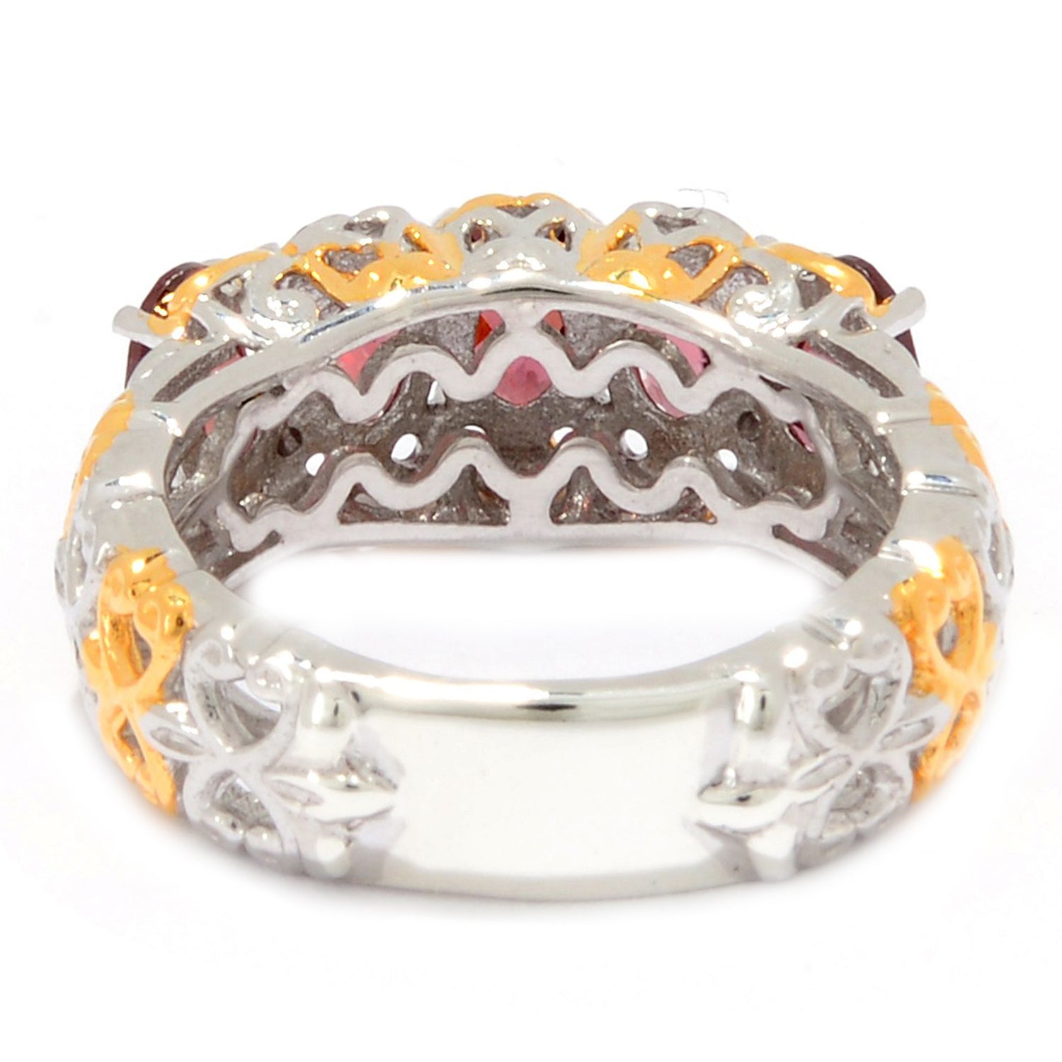Gems en Vogue 3.75ctw Rose Zircon 5-Stone Band Ring