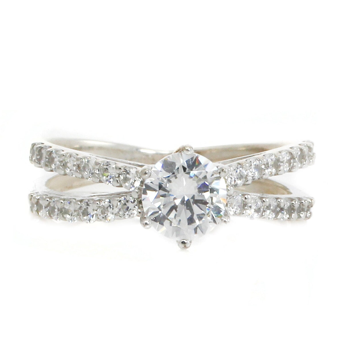 Signity Sterling Silver Cubic Zirconia Ring